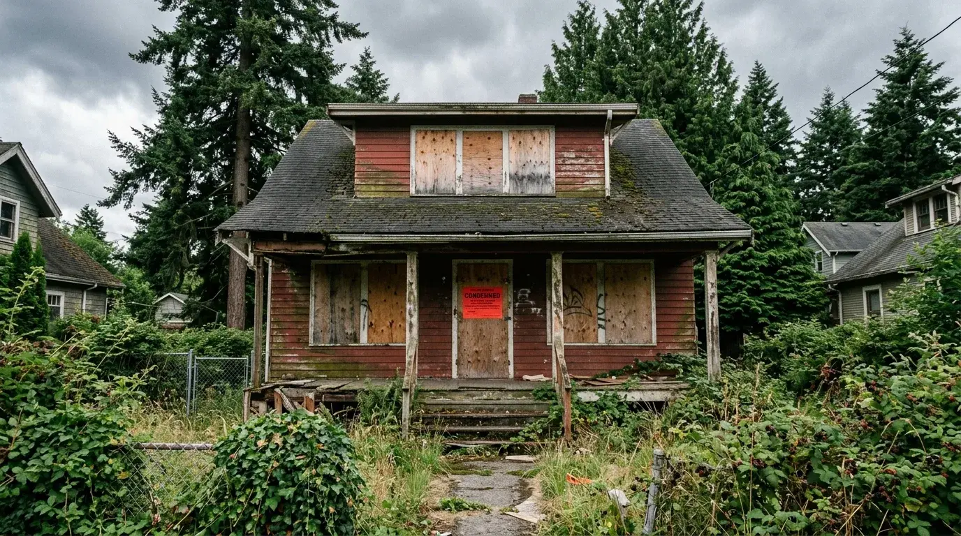 Sell a Condemned House in Washington: 2026 Demolition & Cash Buyer Options